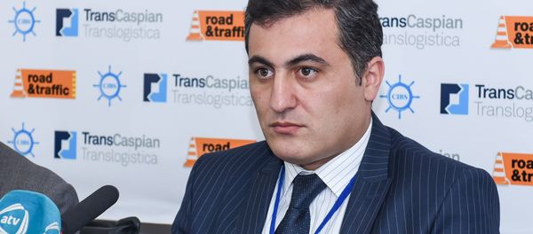 Заведующий отделом по связям с общественностью и агитации Бакинского транспортного агентства при Кабинете министров АР Маис Агаев - Sputnik Азербайджан