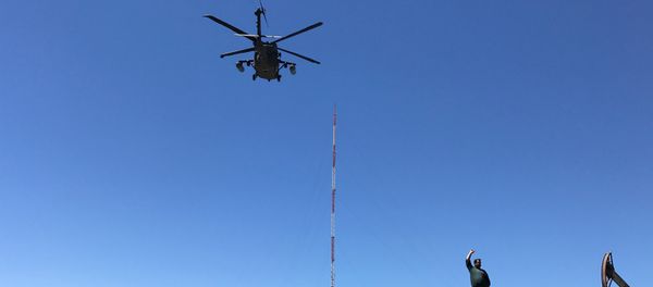 Штаб курдских боевиков на горе Карачок у Маликии после авиаударов Турции, Сирия, 25 апреля 2017 года. - Sputnik Азербайджан