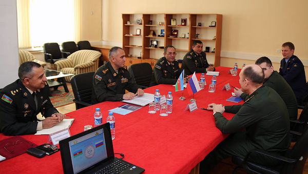 В Военной Академии ВС АР состоялась рабочая встреча между специалистами Азербайджана и России по химической, биологической и радиологической защите - Sputnik Азербайджан