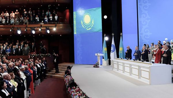 Qazaxıstan Xalqı Assambleyasının XXV sessiyası - Sputnik Азербайджан