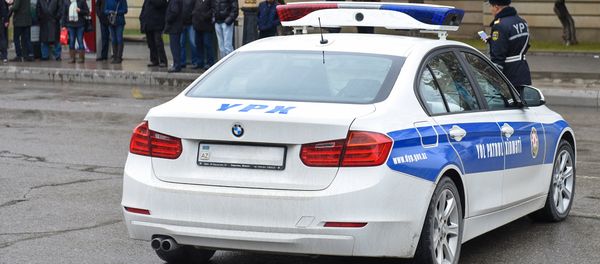 Автомобиль дорожно-патрульной службы в Баку, фото из архива - Sputnik Азербайджан