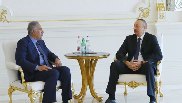 Президент Ильхам Алиев принял премьер-министра и министра иностранных дел Катара - Sputnik Азербайджан