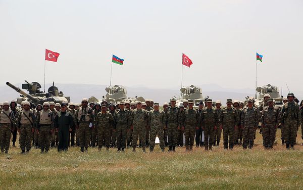 В ходе азербайджано-турецких совместных учений проведен День высокопоставленных наблюдателей - Sputnik Азербайджан