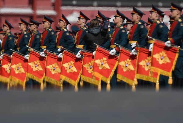 Генеральная репетиция военного парада, посвящённого 72-й годовщине Победы в ВОВ - Sputnik Азербайджан
