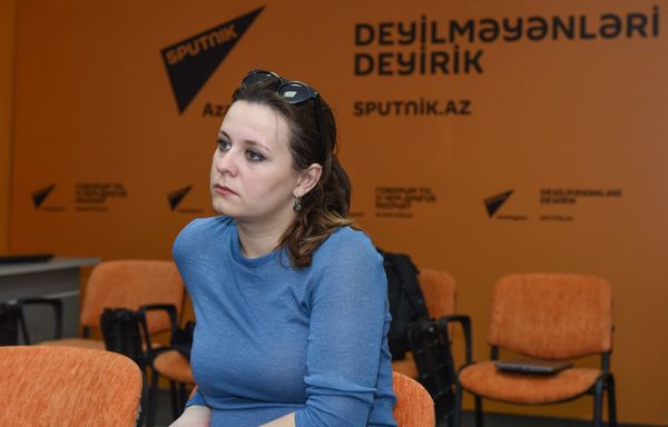 Пресс-конференция члена комитета по въездному туризму Ассоциации туризма Азербайджана Вюсала Гаджиева в международном мультимедийном пресс-центре Sputnik Азербайджан - Sputnik Азербайджан