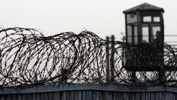 Охранный периметр исправительной колонии - Sputnik Азербайджан