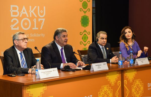 Пресс-конференция, посвященная итогам IV Игр исламской солидарности - Sputnik Азербайджан