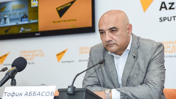 Видеомост в Мультимедийном пресс-центре Sputnik Азербайджан, посвященный месяцу Рамазан - Sputnik Азербайджан