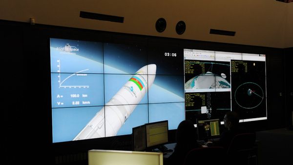 Запуск на орбиту первого азербайджанского телекоммуникационного спутника Azerspace-1, 8 февраля 2013 года - Sputnik Азербайджан