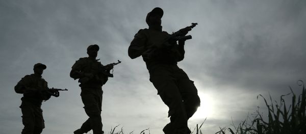 Курдские боевики в Сирии, фото из архива - Sputnik Азербайджан