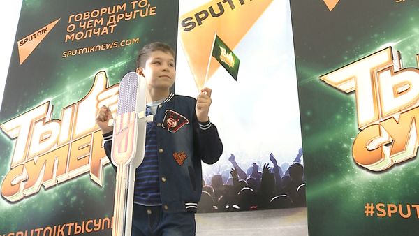 Фотозона Sputnik вызвала ажиотаж в Кремлевском Дворце - Sputnik Азербайджан