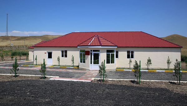 Воинская часть в прифронтовой зоне, фото из архива - Sputnik Азербайджан