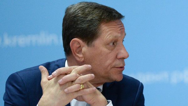 Первый заместитель председателя Государственной Думы РФ Александр Жуков - Sputnik Азербайджан