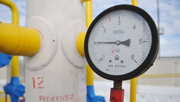 Манометр на газопроводе, фото из архива - Sputnik Азербайджан