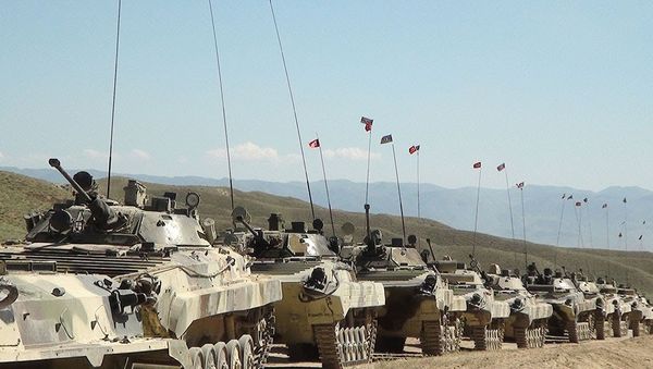 Совместные тактические учения Вооруженных сил Азербайджана и Турции  - Sputnik Азербайджан