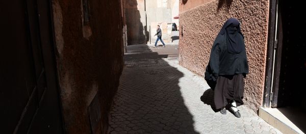 Женщина в никабе, фото из архива - Sputnik Азербайджан