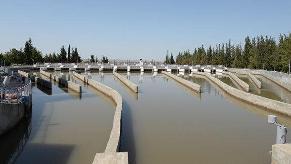 Миль-Муганский гидроузел, фото из архива Миль-Муганский гидроузел, фото из архива - Sputnik Азербайджан