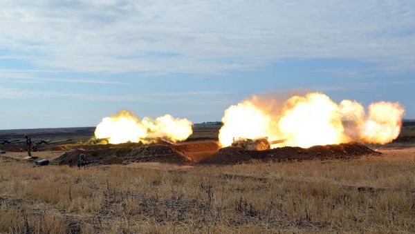 Проведен этап широкомасштабных учений с боевыми стрельбами - Sputnik Азербайджан