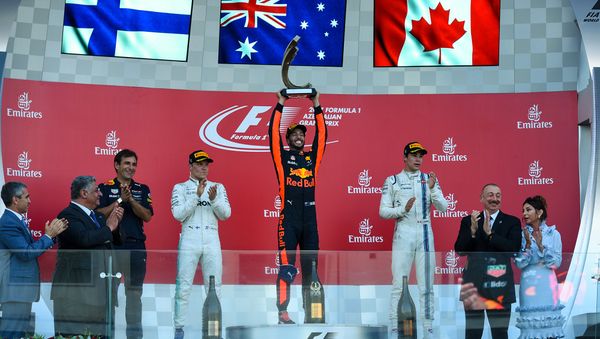 Формула-1 в Баку: тройка победителей - Sputnik Азербайджан