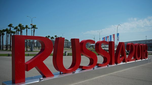Инсталляции Russia 2018 в Сочи - Sputnik Азербайджан