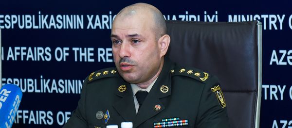 Глава пресс-службы Минобороны АР полковник Вагиф Даргяхлы - Sputnik Азербайджан