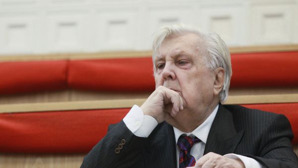Академик РАХ, основатель и ректор Российской академии живописи, ваяния и зодчества Илья Глазунов, фото из архива - Sputnik Азербайджан