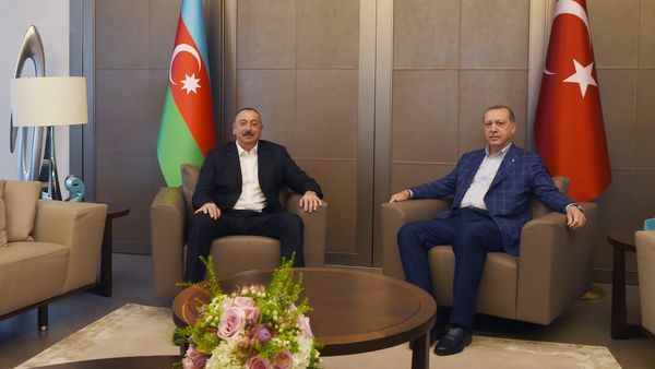 Встреча президентов Азербайджана и Турции Ильхама Алиева и Реджепа Тайипа Эрдогана, Стамбул, 9 июля 2017 года - Sputnik Азербайджан