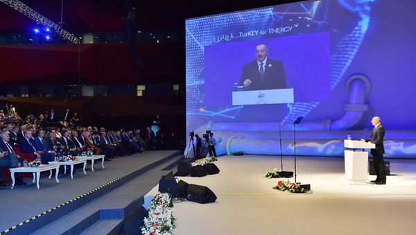 Президент Ильхам Алиев принял участие в мероприятии президентов в 22-м Всемирном нефтяном конгрессе - Sputnik Азербайджан