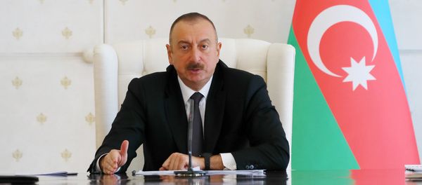 Президент Азербайджана Ильхам Алиев - Sputnik Азербайджан