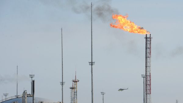 Нефтегазовое месторождение, фото из архива - Sputnik Азербайджан