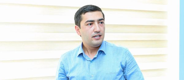 Главный редактор информационного агентства Report Мурад Алиев Главный редактор информационного агентства Report Мурад Алиев - Sputnik Азербайджан