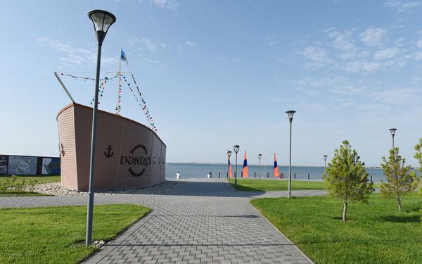 Спортивный клуб Dənizçi (Моряк) на территории комплекса Нерекенд в Пираллахинском районе  - Sputnik Азербайджан