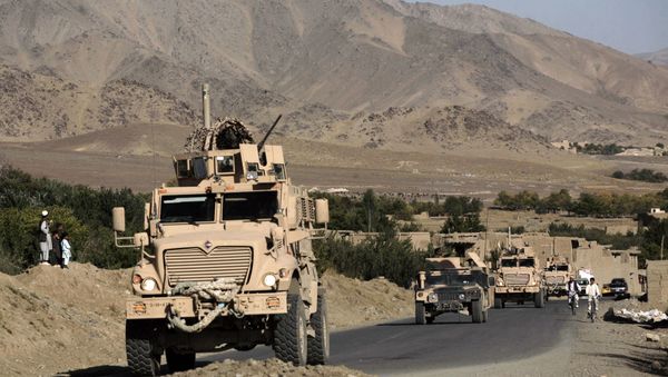 Военная техника США на территории Афганистана, фото из архива - Sputnik Азербайджан