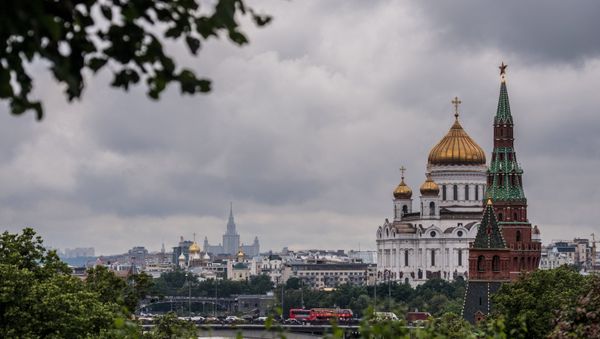 Вид на Кремль в Москве - Sputnik Азербайджан