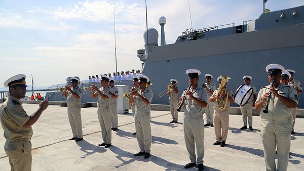 Военный оркестр ВМФ Азербайджана - Sputnik Азербайджан