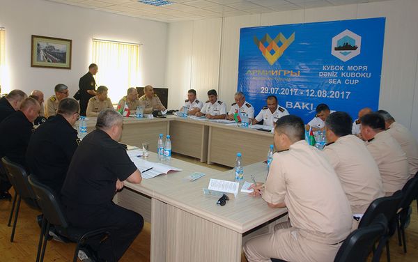 В Баку проведены вводный инструктаж международного конкурса Кубок моря - 2017 и заседание судейской комиссии - Sputnik Азербайджан