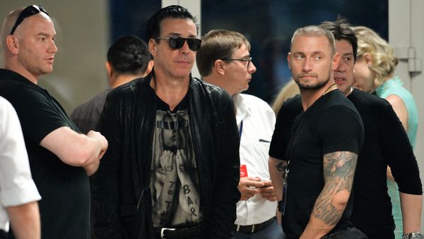 Солист группы Rammstein Тилль Линдеманн - Sputnik Азербайджан