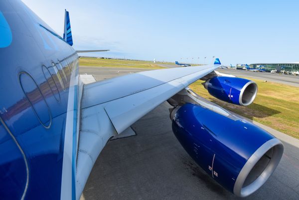 Самолет Airbus A340-500 азербайджанских авиалиний - Sputnik Азербайджан