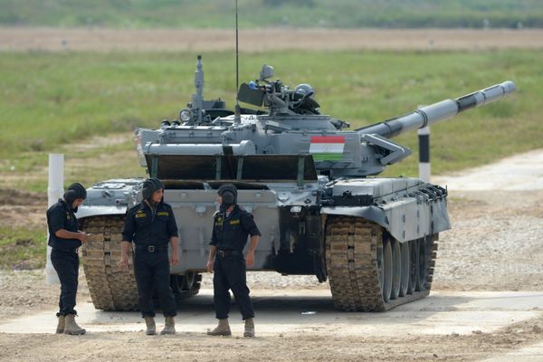 Команда Таджикистана на Армейских международных игр АрМИ-2017 в Московской области - Sputnik Азербайджан