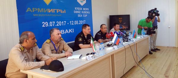 В Баку проведена пресс-конференция в связи с началом международного конкурса Кубок моря - 2017 - Sputnik Азербайджан