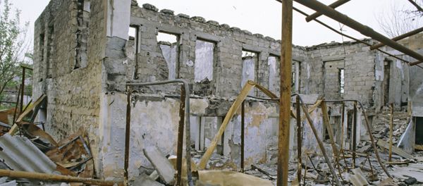 Разрушенный поселок Городиз. Физулинский район - Sputnik Азербайджан