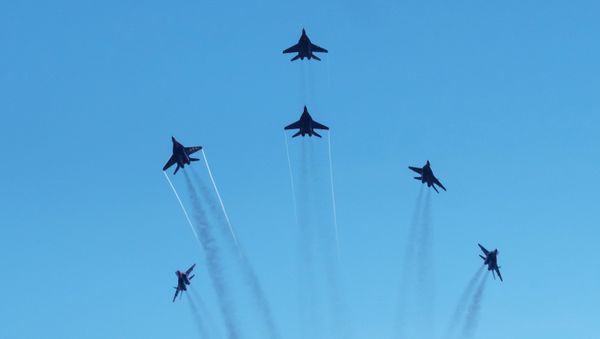 Многоцелевые истребители МиГ-29, фото из архива - Sputnik Азербайджан