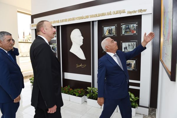 Президент принял участие в открытии электрической подстанции Bahmatli  - Sputnik Азербайджан