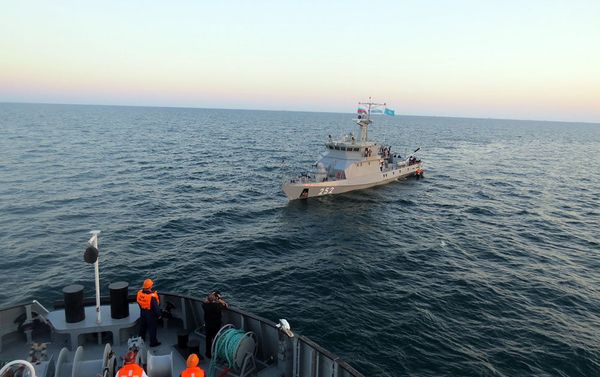 Ракетно-артиллерийский корабль Сарыарка (252) ВМС Казахстана - Sputnik Азербайджан