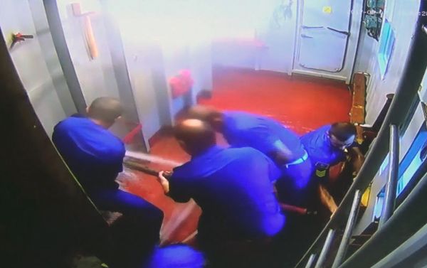Второй этап Состязание по борьбе за живучесть корабля и спасательной подготовке конкурса Кубок моря - 2017 - Sputnik Азербайджан