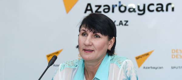 Зоозащитница Елена Симакина на пресс-конференции в мультимедийном пресс-центре Sputnik Азербайджан - Sputnik Азербайджан