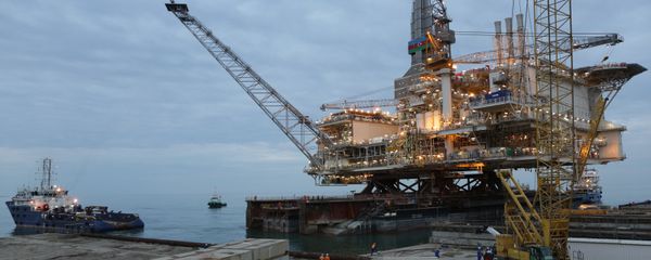 Группа шельфовых нефтегазоконденсатных месторождений АЧГ, фото из архива - Sputnik Азербайджан
