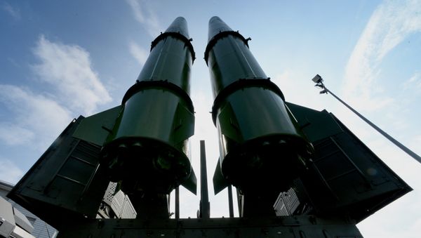 Ракетный комплекс Искандер-М, фото из архива - Sputnik Азербайджан