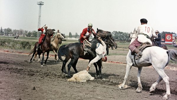 Игра кокпар, фото из архива - Sputnik Азербайджан