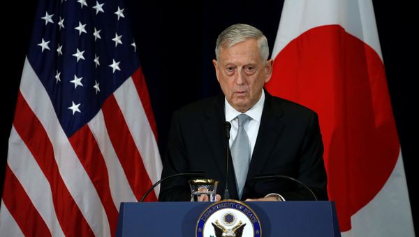 Министр обороны США Джеймс Мэттис, фото из архива - Sputnik Азербайджан